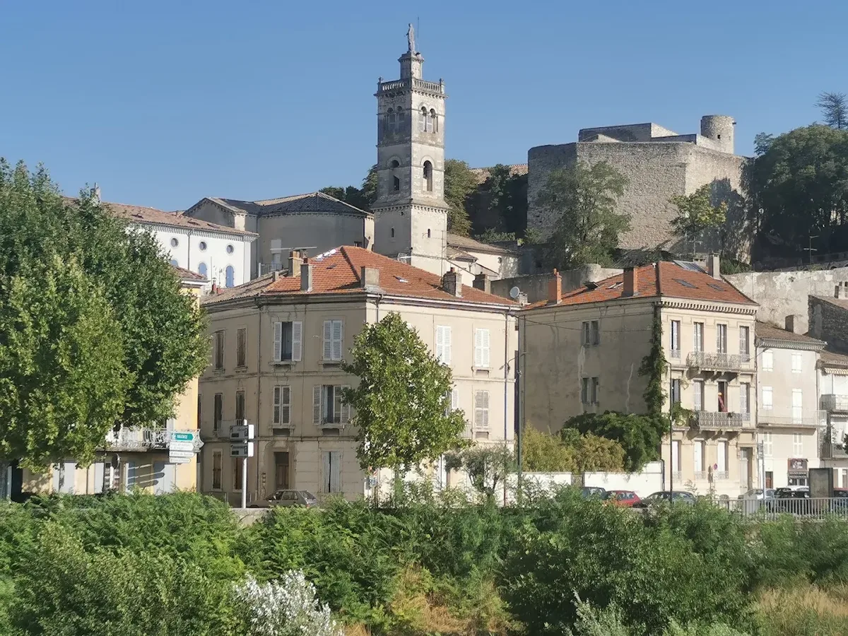 Vue de Montélimar, France